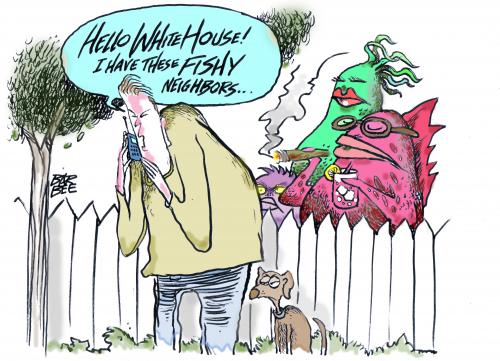 Cartoon: SNITCH (medium) by barbeefish tagged snitch