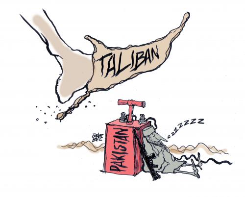 Cartoon: TALIBAN (medium) by barbeefish tagged no,fuse,needed