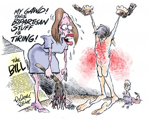 Cartoon: THE BILL (medium) by barbeefish tagged stimulus