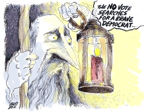 Cartoon: the search (medium) by barbeefish tagged democrat