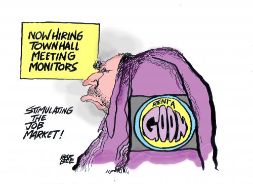 Cartoon: THUGS are hired (medium) by barbeefish tagged bullies