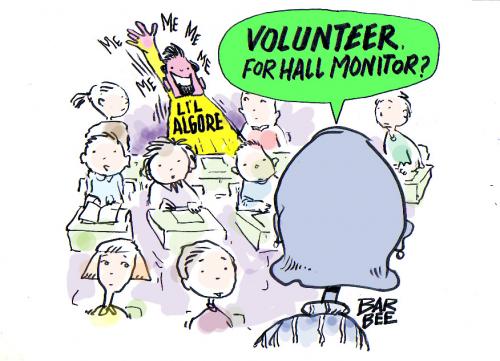 Cartoon: volunteer (medium) by barbeefish tagged bridesmaid,always,