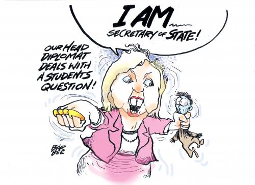 Cartoon: which CLINTON (medium) by barbeefish tagged ego