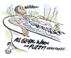 Cartoon: confering (small) by barbeefish tagged obama