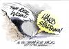 Cartoon: course changer (small) by barbeefish tagged obama