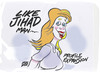 Cartoon: expando (small) by barbeefish tagged jihad