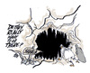 Cartoon: ITS DARK (small) by barbeefish tagged faith