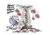 Cartoon: job killer (small) by barbeefish tagged waxman