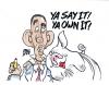 Cartoon: LIP STICK ON A PIG (small) by barbeefish tagged obama