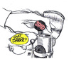 Cartoon: lock n load (small) by barbeefish tagged elections
