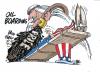 Cartoon: OIL BOARDING (small) by barbeefish tagged crude