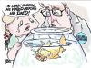 Cartoon: regestered voter  dead goldfish (small) by barbeefish tagged dead,goldfish,votes