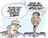 Cartoon: response (small) by barbeefish tagged obama