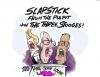 Cartoon: slapstick (small) by barbeefish tagged vile,