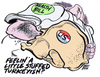 Cartoon: stuffing process (small) by barbeefish tagged shoveit