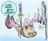 Cartoon: the fall (small) by barbeefish tagged pelosi