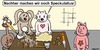 Cartoon: Vorweihnachtsbäckerei (small) by zguk tagged hund,katze,maus,minimells