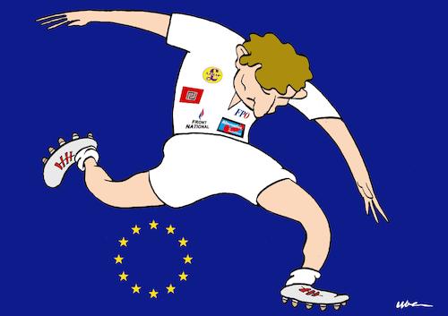 Cartoon: EUKICKOFF (medium) by uber tagged football,worldcup,russia,football,worldcup,russia