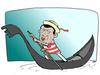 Cartoon: CHAVEZ AL LIDO (small) by uber tagged chavez,venezuela,venezia,cinema,usa