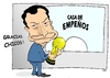 Cartoon: FIFA WORLD CUP 2010 (small) by uber tagged soccer,mondiali,sudafrica,coppa,calcio,espana,spain,crisis