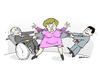 Cartoon: FLEXIBILITY (small) by uber tagged eu,merkel,italia,renzi,stabilitypact