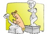 Cartoon: MAGNA GRECIA (small) by uber tagged merkel,greece,financial,crisis