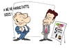Cartoon: PETITES SATISFACTIONS (small) by uber tagged berlusconi,sarkozy,presse,scandale