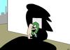 Cartoon: THE SHADOW (small) by uber tagged mafia