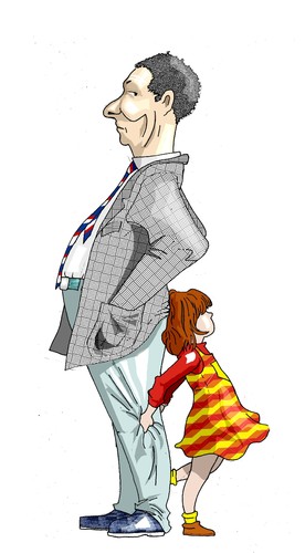Cartoon: daddy (medium) by felpa56 tagged people