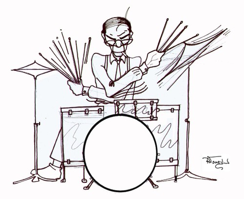 Cartoon: DRUMS (medium) by felpa56 tagged people