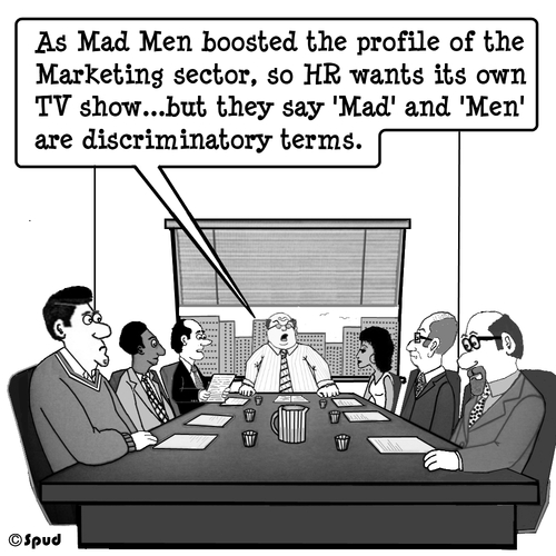 Cartoon: Mad Men (medium) by cartoonsbyspud tagged cartoon,spud,hr,recruitment,office,life,outsourced,marketing,it,finance,business,paul,taylor