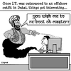 Cartoon: Arabian IT (small) by cartoonsbyspud tagged cartoon,spud,hr,recruitment,office,life,outsourced,marketing,it,finance,business,paul,taylor