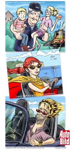 Auto Bild Cabrio Typen By Ian David Marsden Media Culture Cartoon Toonpool