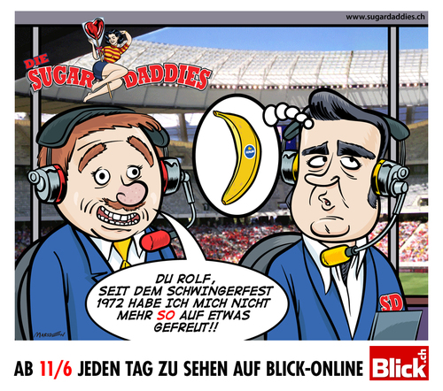 Cartoon: Die Sugardaddies auf Blick.ch (medium) by ian david marsden tagged animation,flash,fussball,wm,soccer,world,championship,sugardaddies,blick