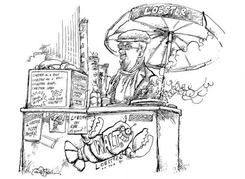 Lobster Vendor in Manhattan Lobster Vendor in Manhattan