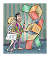 Cartoon: Do it Yourself (small) by ian david marsden tagged cartoon,illustration,do,it,yourself,building,couple