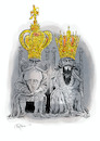 Cartoon: Heavy Lies the Crown (small) by ian david marsden tagged megalomania,king,crown