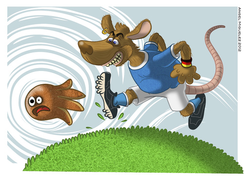 Cartoon: Paul der Krake (medium) by Miguelez tagged fußball,krake,paul