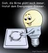 Cartoon: Die Glühbirne (small) by Miguelez tagged glühbirne,reim