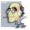 Cartoon: ibrahim tapa (small) by portreci tagged cartoon,portraits