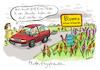 Cartoon: Muttertagsfreuden (small) by habild tagged muttertag,blumen,geschenk,mutter,kinder,familie