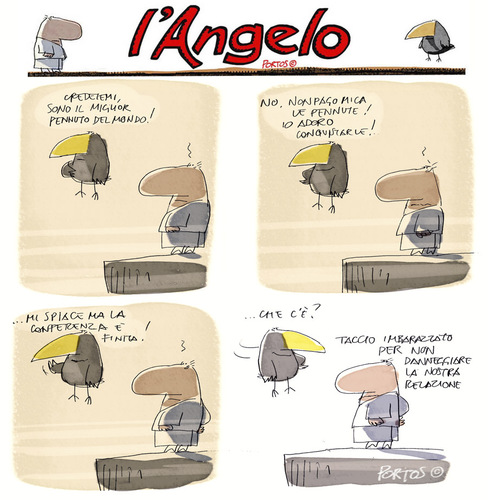 Cartoon: Angelo (medium) by portos tagged relazioni,imbarazzo