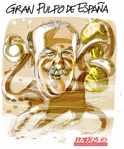 Cartoon: Don Vincente (medium) by portos tagged del,bosque