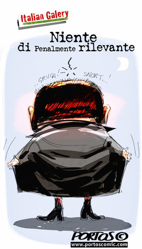 Cartoon: Italian Galery (medium) by portos tagged berlusconi,ruby