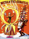 Cartoon: Mediatic Circus (small) by portos tagged terry,jones,news,corano