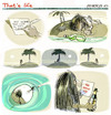 Cartoon: that s life (small) by portos tagged desert,island