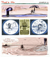 Cartoon: That s life (small) by portos tagged desert,island,castaway