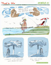 Cartoon: That s life (small) by portos tagged desert,island,castaway