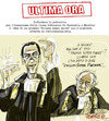 Cartoon: ULTIMA ORA (small) by portos tagged berlusconi,ghedini,pecorella