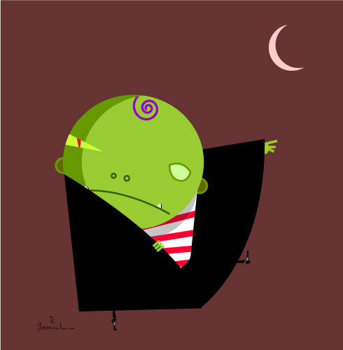 Cartoon: Creature  number 2 (medium) by Garrincha tagged ilo